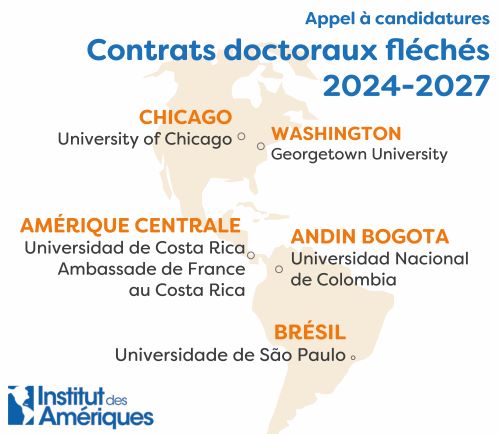 🌎 Vous avez un projet de thèse sur les Amériques ? L'appel à candidatures pour les contrats doctoraux fléchés <a href="/idameriques/">Institut des Amériques</a> se clôture le 3 mars 2024 !
👉 Toutes les informations sont à retrouver sur notre site internet : institutdesameriques.fr/agenda/appel-c…