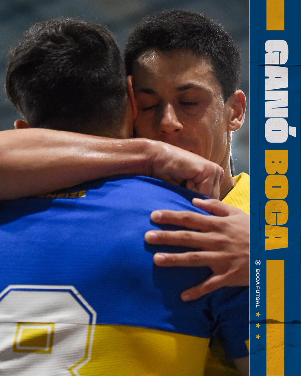 alegria_xeneize's tweet photo. 🥳🥳🥳#GanóBoca!
⚽️ Ayer por la noche, el Fútsal masculino venció 5-1 a #SECLA (goles de Santiago #Basile, Franco M. #Riveras, Leguizamón e/c, Lukas #Acosta y Lucas #Ramírez, para el xeneize), por el 1er partido de las semifinales del #FutsalAFA, de visitante.
#VamosBoca https://t.co/5XLEmMGyv4