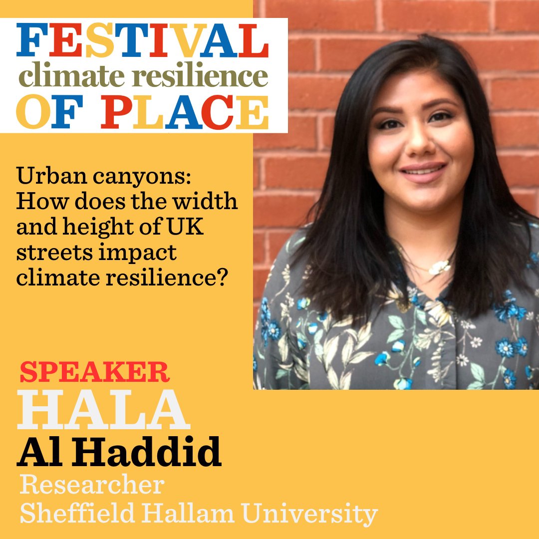 Join us on 27-28 November to explore what is an urban canyon and how it affects the local climate and why local plans need to change and consider urban canyons. 

Get your tickets: bit.ly/46EgioA
<a href="/sheffhallamuni/">Sheffield Hallam University</a>
