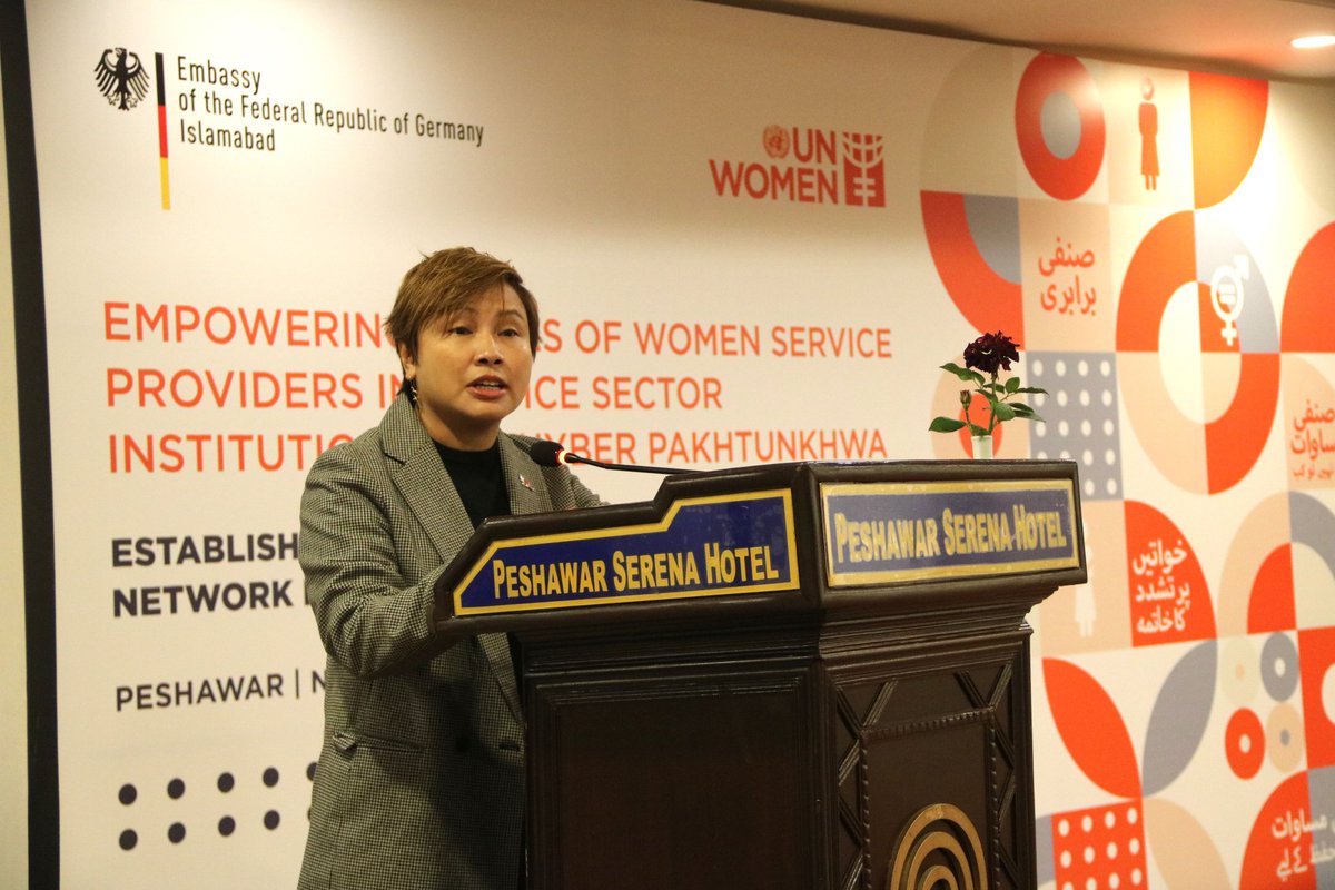 GermanyinPAK's tweet photo. So happy to support @unwomen_pak to launch "Women Service Provider Network" in #KhyberPakhtunkhwa. We 🇩🇪 are striving for a gender inclusive environment in all institutions. 
Stay tuned for more updates https://t.co/7UYwGQnl1h