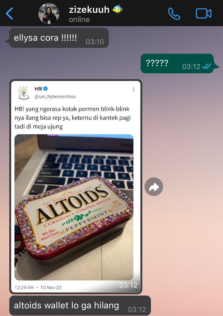 Itschabubu's tweet photo. ●• altoids wallet •●
KTH local au https://t.co/lpS6R0Up1o