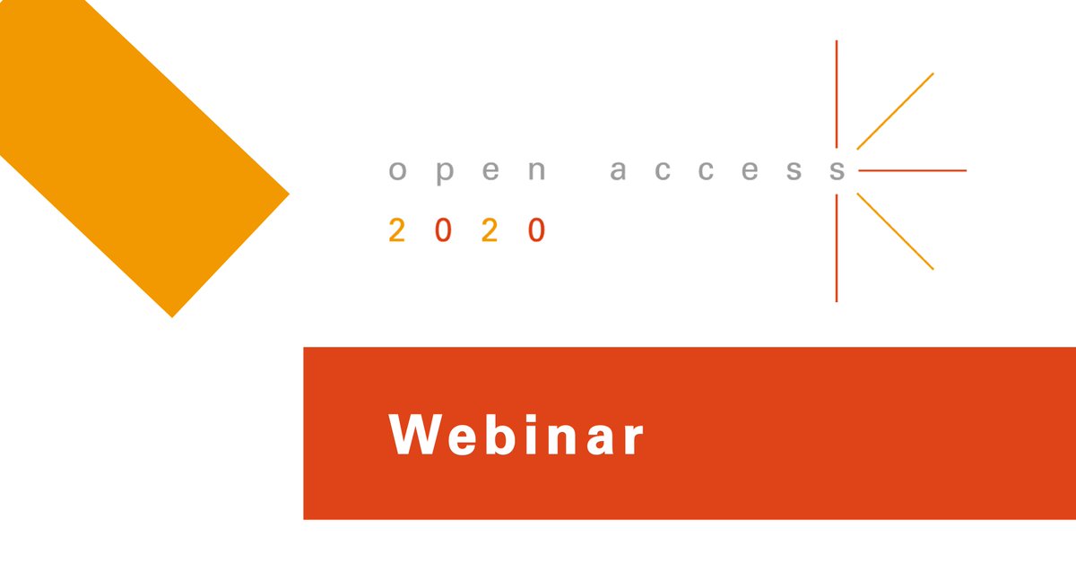 Open Access 2020 (@oa2020ini) on Twitter photo 📢OA2020 webinar📢
Beware of License to Publish agreements: or ensuring authors retain rights to their openly published work
with guest speakers @arjanschalken of UKB Consortium and Rich Schneider of <a href="/UCSF/">UC San Francisco</a>
Registration ➡️eu02web.zoom.us/meeting/regist…
#openaccess🔓 #copyright 📢OA2020 webinar📢
Beware of License to Publish agreements: or ensuring authors retain rights to their openly published work
with guest speakers @arjanschalken of UKB Consortium and Rich Schneider of <a href="/UCSF/">UC San Francisco</a>
Registration ➡️eu02web.zoom.us/meeting/regist…
#openaccess🔓 #copyright