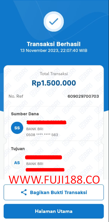 FFuji188's tweet photo. β
Selamat Atas Kemenangan rit*******8
πΈ Deposit : 120.000
π° Withdraw : 1.500.000
π» Stakes : BUY SPIN 120.000 RIBU
π Provider : PRAGMATIC
ποΈ GAMES : GATES OF OLYMPUS
π User ID : rit*******8
#kulinerjakarta #fypage #rianarifin03 #pastifyp #lokerbatam #lokerseram https://t.co/XAMZJuL3hF