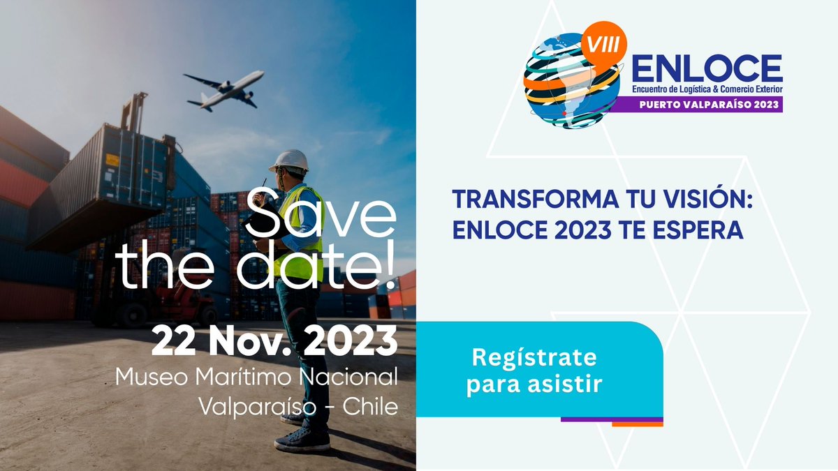 Aún puedes inscribirte al Encuentro de Logística y Comercio Exterior que se realizará el próximo 22 de noviembre.

Regístrate de forma gratuita en el siguiente enlace ➡️ lnkd.in/e76FByPG