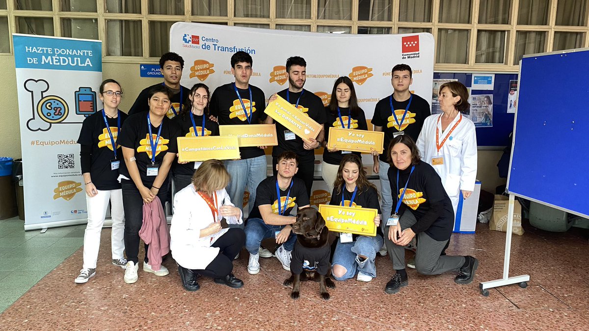 Empezamos nuestra campaña de información de la donación de médula ósea en <a href="/industrialesupm/">Escuela Industriales</a> <a href="/La_UPM/">Universidad Politécnica de Madrid</a> 

Vente a la puerta del Aulario a informarte!!! Estamos hasta las 15:30