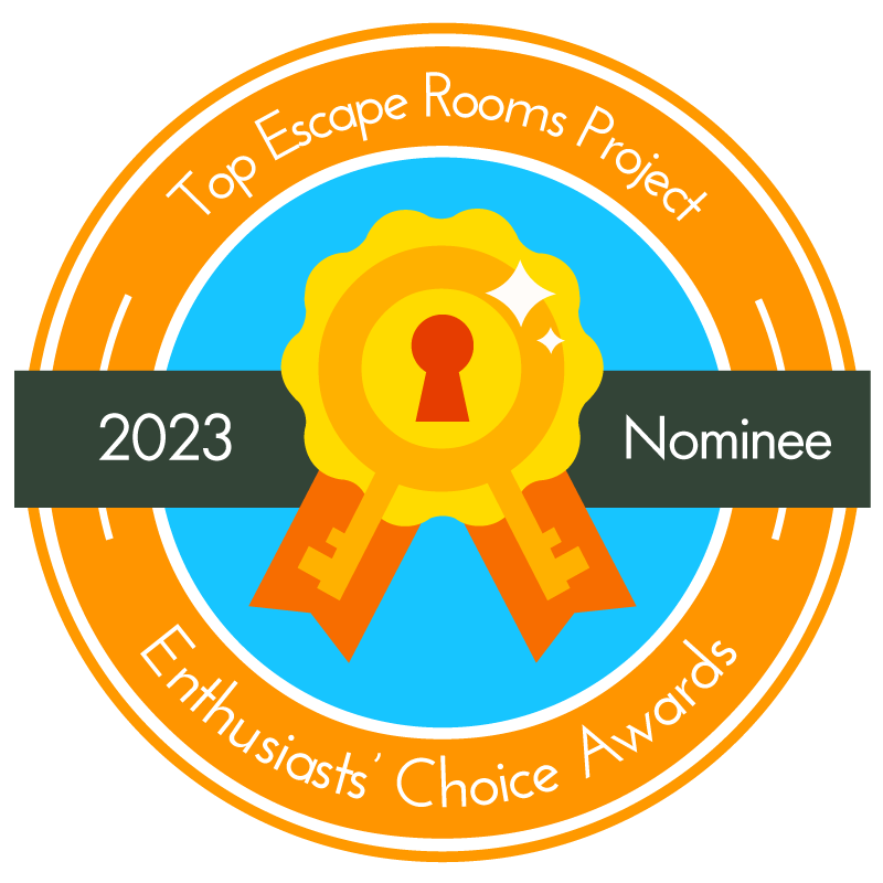 EscapeBrum's tweet photo. Absolutely delighted to learn that our room Labyrinth: Lord Barrington's Folly was nominated for a Top Escape Rooms Project Enthusiasts' Choice Award (TERPECA) 2023!
This is a global award, where the nominators have played more than 200 games, and only 67 UK rooms were nominated! https://t.co/j1XLzO2GkU