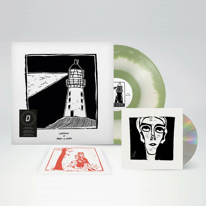 Dinked #271 Frank Of Delirium 'Lighthouse' Pre-order now >>> spindizzyrecords.com/products/franc… ● Olive Green & White swirl vinyl * ● Alternative artwork ● Exclusive design signed postcard * ● Bonus CD comp ● Numbered edition of 400 * @dinkededition @frantowndeli @DallianceRecs