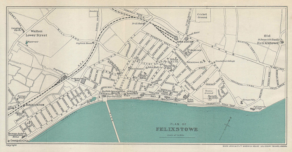 If you're interested in how the #Felixstowe #Walton area has grown take a look at the maps below. The oldest, late 18th century, next 1905 & the coloured map, 1927 #OSMaps  #cartography #socialhistory #demographics @Suffolk_Sound @Felixstowe_news #felixstowgrowth @FelixstoweMus