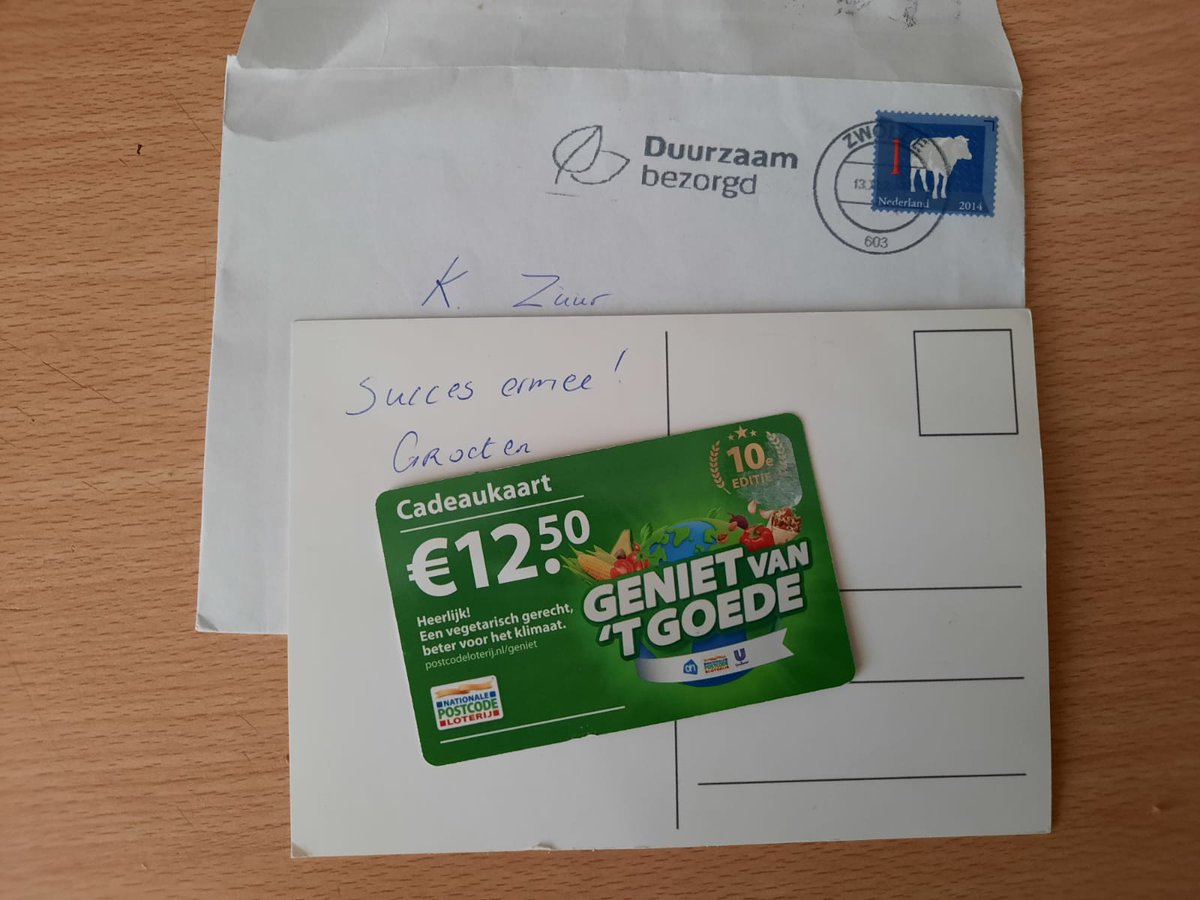 Wedderplase's tweet photo. Of de actie voor de voedselbank goed loopt ? Uw postcodeloterij cadeaukaart naar ons brengen of opsturen kan nog steeds. Samen voor de voedselbank #Aduard #postcodeloterij #cadeaukaart https://t.co/uXbuNhhXiS