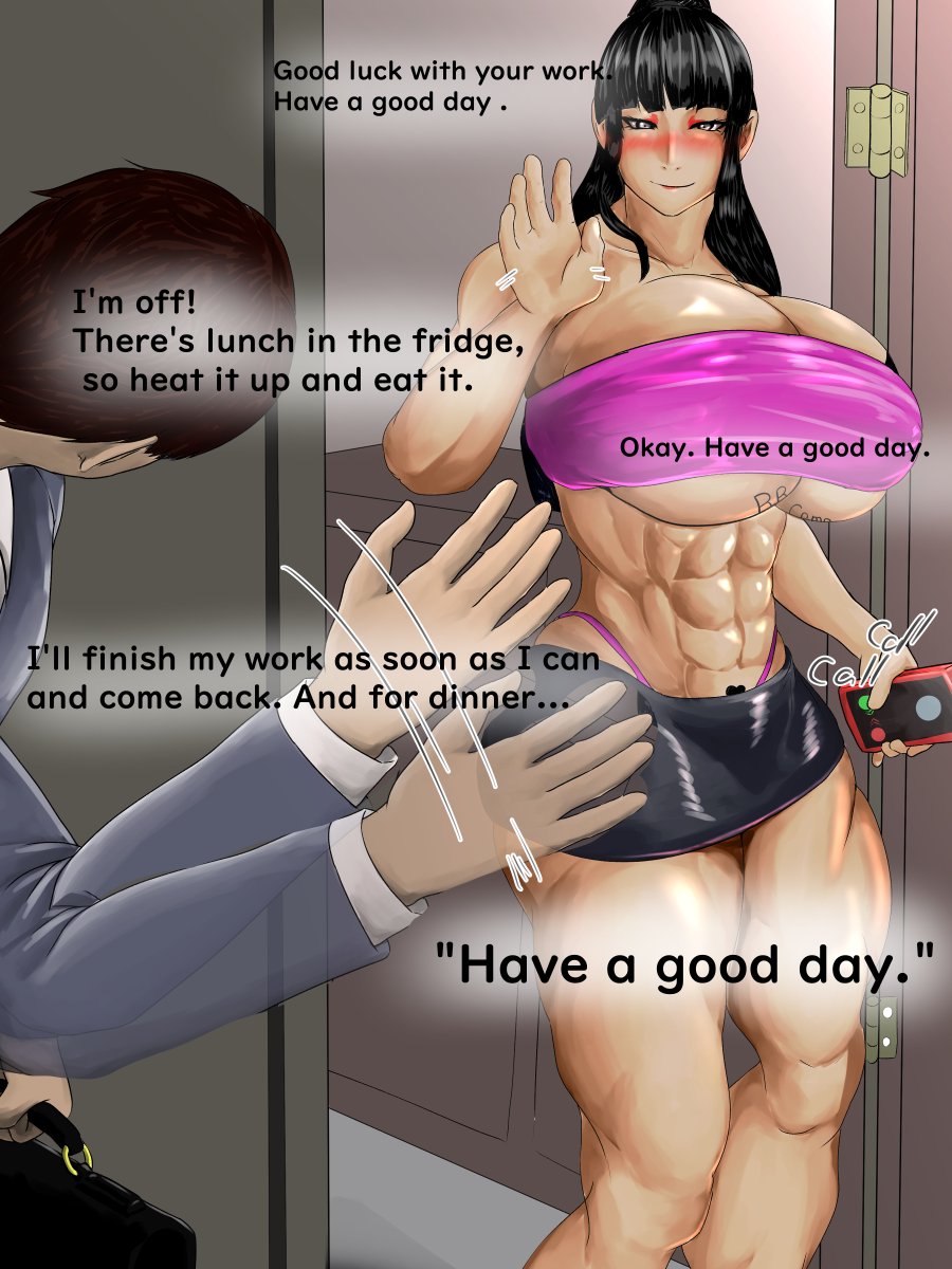 #私の作品もっと沢山の人に広がれ祭り
BBC×筋肉娘! 