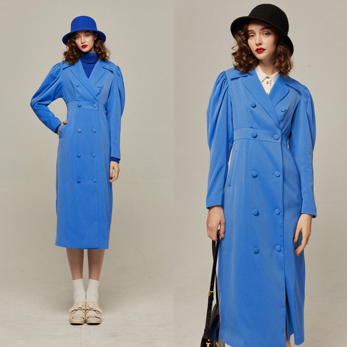 tnewties トゥエンティーズ 悪女を演じて ワンピース 悪女を演じて》 ▪️詳細 ・ウエストマークデザインのダブルブレスト