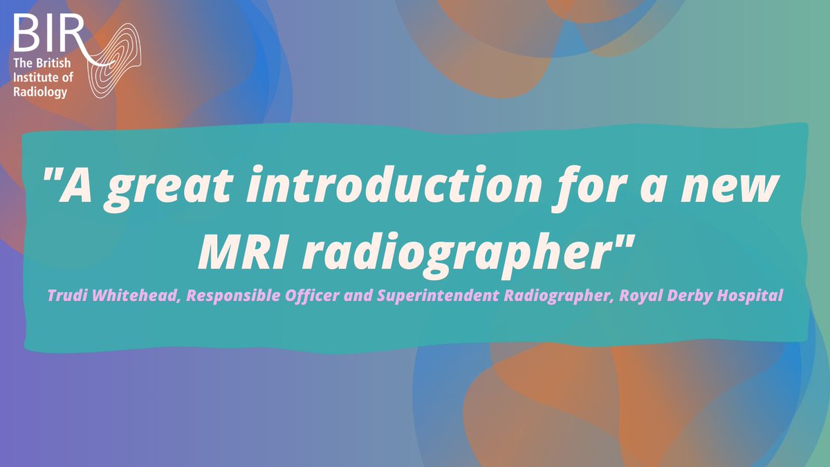Enroll your team for a group licence for the BIR MRI Essentials video course. Get new staff up to speed and give current staff a refresher - stop and start in your own time on any device !

Learn more and book now: bit.ly/MRI_Essentials #MRI #radiology #radiographer