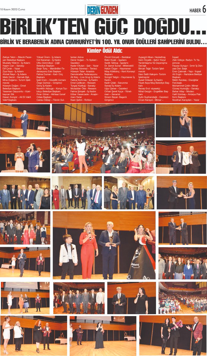 800 davetlimizle Cumhuriyet’in 100.Yılına yakışır gecemiz.