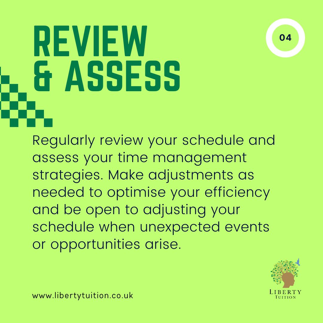 Managing your time effectively as a student is crucial for academic success and maintaining a healthy work-life balance. Here are some quick tips to help do just that!

#timemanagement #studentlife #excelstudent #timestrategies #learntoearn #libertytuition