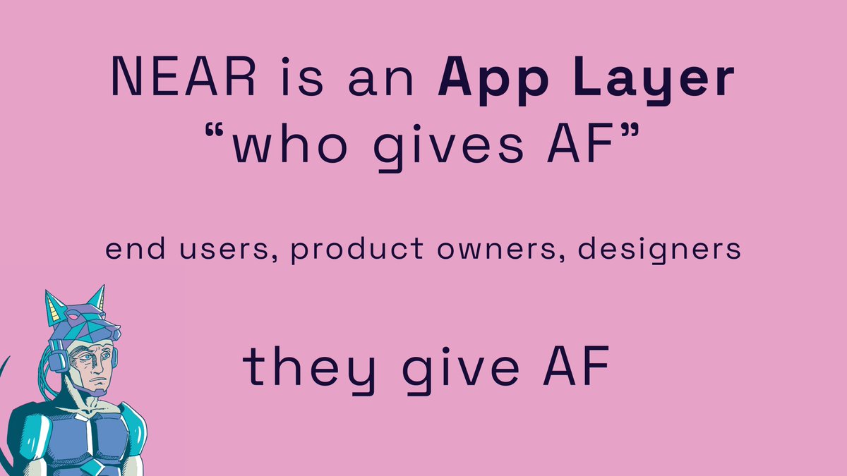 Jared not Jerry (@jarednotjerry1) on Twitter photo NEAR is an App Layer "who gives AF"
Decentralized frontends and applications that give access to end users, product owners, and designers.
<a href="/playmmc/">The Murder Mystery Collective | SOLD OUT</a>
<a href="/JonHook/">Jon Cooks</a>
<a href="/annastoic/">Anna Stoilova 🎮</a>
they give AF
#OpenWebisNEAR NEAR is an App Layer "who gives AF"
Decentralized frontends and applications that give access to end users, product owners, and designers.
<a href="/playmmc/">The Murder Mystery Collective | SOLD OUT</a>
<a href="/JonHook/">Jon Cooks</a>
<a href="/annastoic/">Anna Stoilova 🎮</a>
they give AF
#OpenWebisNEAR