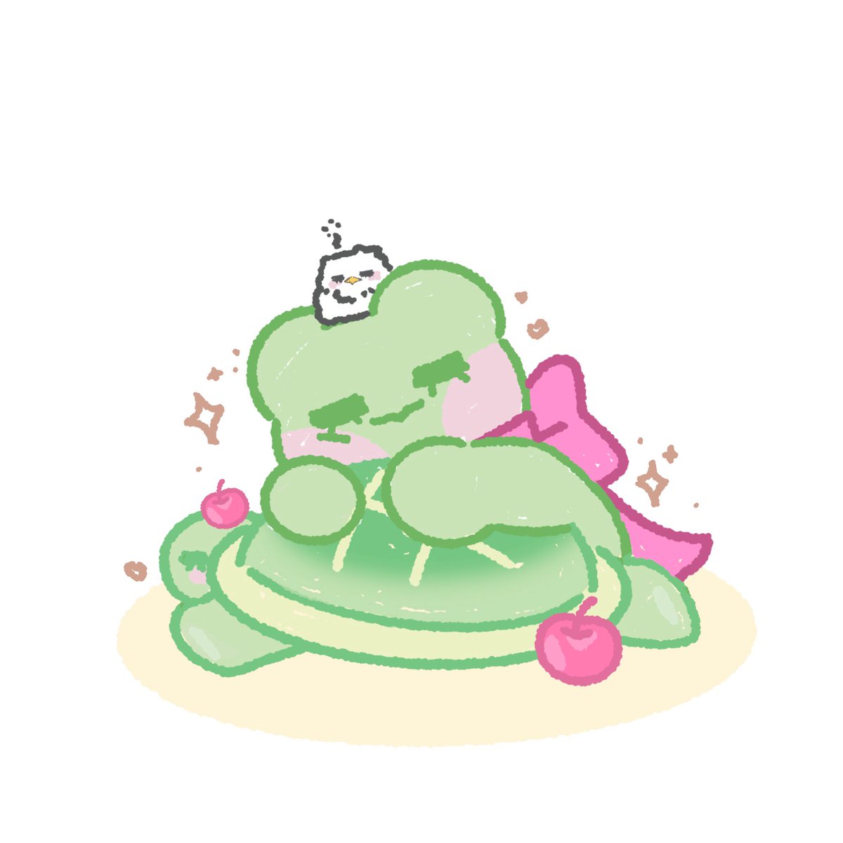 건강하고 따뜻하게...🐢🐸🍀
