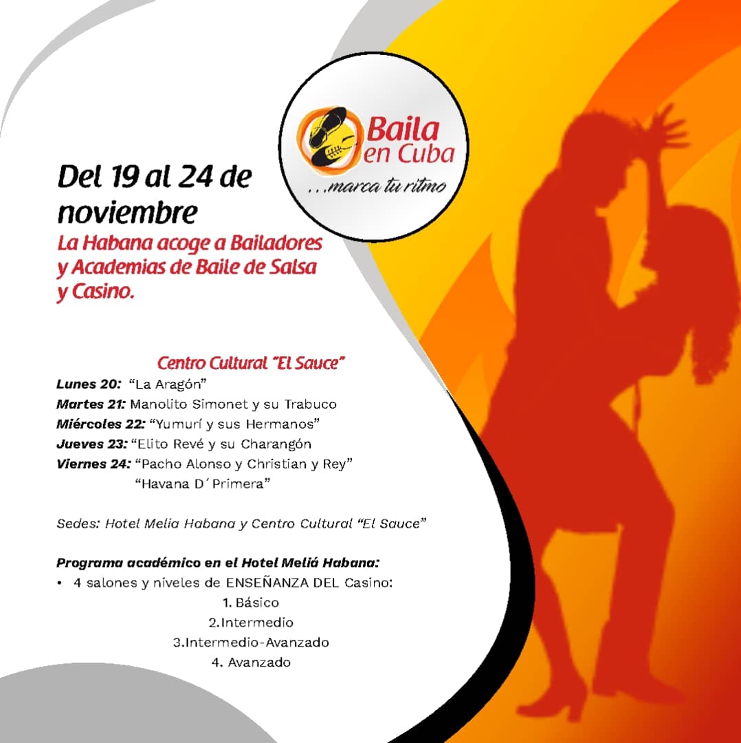 DaniaArtex's tweet photo. 👉¡¡Únete al 17 Encuentro Mundial de Bailadores y Academias de Baile de Casino y Salsa “Baila en Cuba”!! Contacto para reservación en el primer comentario .😉 #somosartexcuba #cubaescultura #marcaturitmo #35artex #porloscaminosdelarte https://t.co/MLNXvuL57b