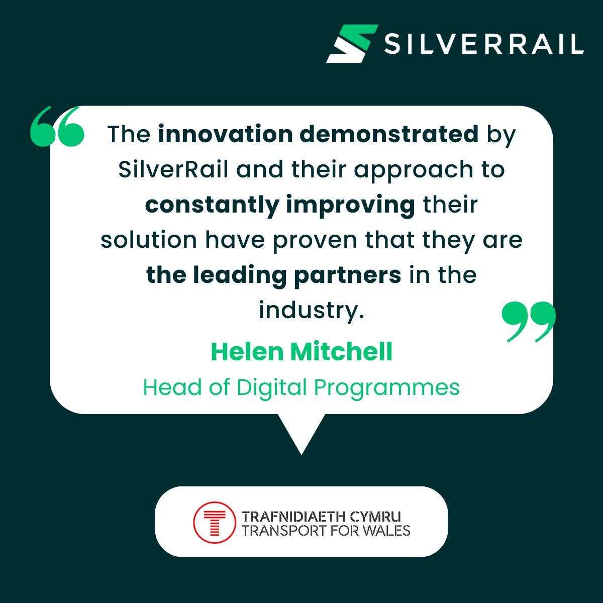 SILVERRAIL ANNOUNCES TECHNOLOGY PARTNERSHIP WITH RAIL EUROPE