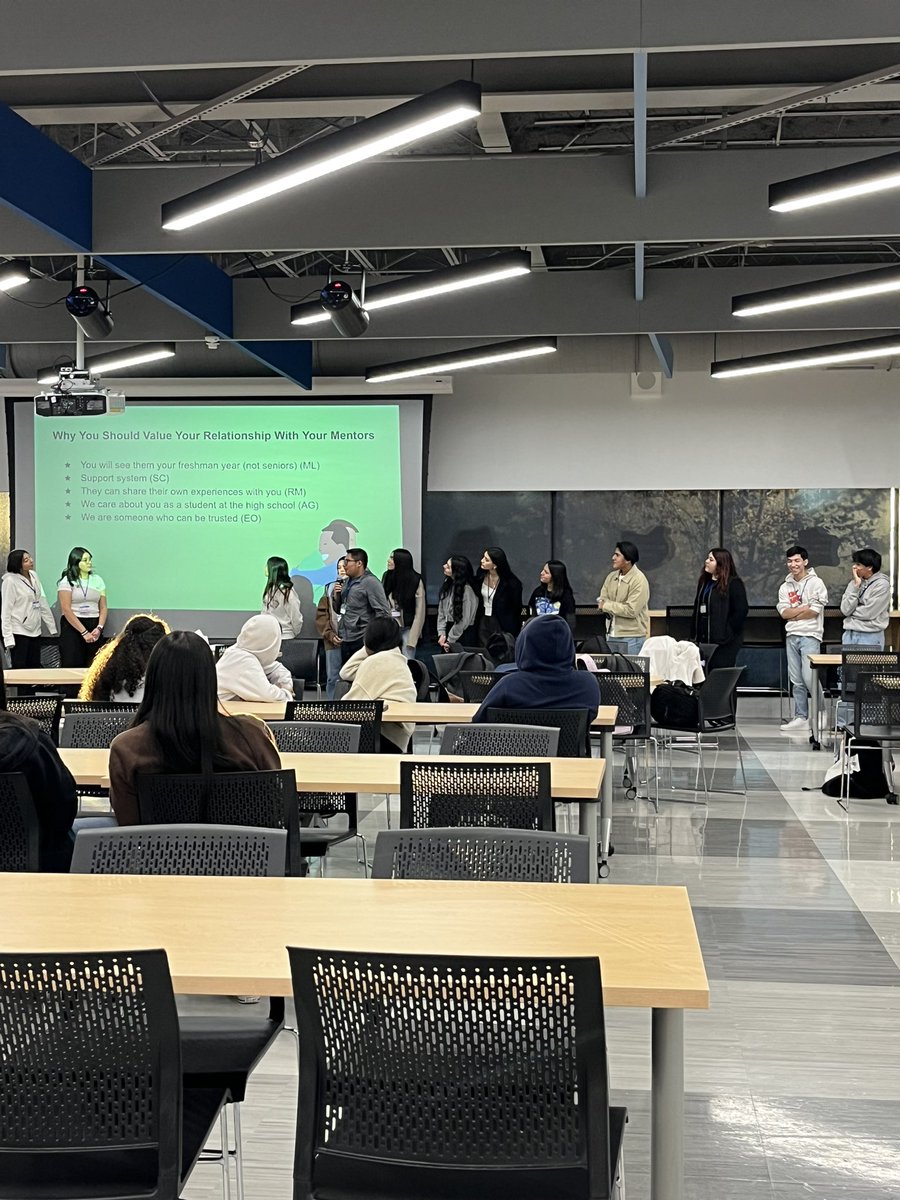 NW future giants program heading to HPHS for their first day with their HS mentors!