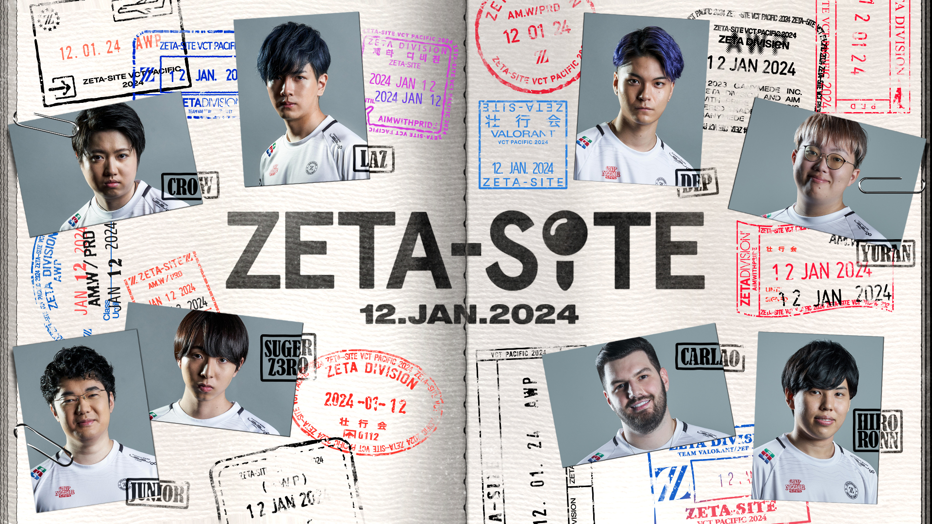 ZETA SITE 壮行会 アクリルキーホルダー Laz