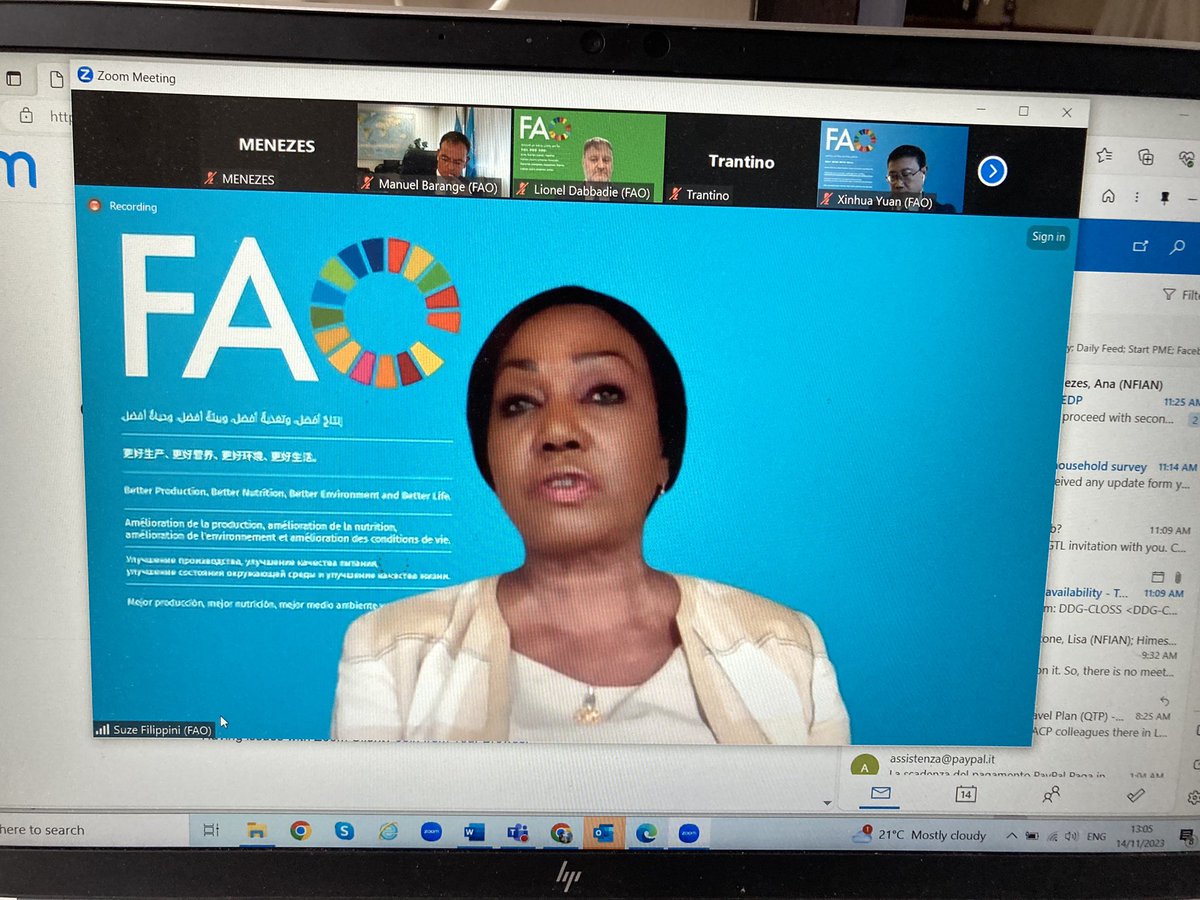 🐟 GTL my good friends Rep <a href="/dabbadie/">Lionel Dabbadie</a> and <a href="/percy_suze/">Suze Percy Filippini</a> provide overview of the highs and low, challenges and incredible opportunities of Aquaculture in Philippines and Zambia. With concrete examples from ZAEDP. What a joy to hear them <a href="/FAOfish/">Fisheries & Aquaculture</a> <a href="/FAOZambia/">FAO Zambia</a> <a href="/FAOPhilippines/">FAO Philippines</a>