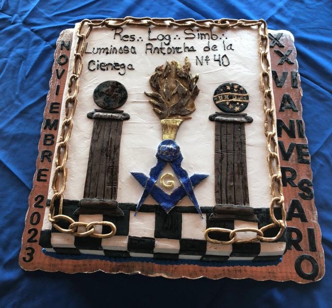 Felicidades a la RLS Luminosa antorcha de la ciénega #40 del Or. De Ocotlán por su XXVI aniversario de vida Masonica y con su egregor sigan iluminando a toda la humanidad.
