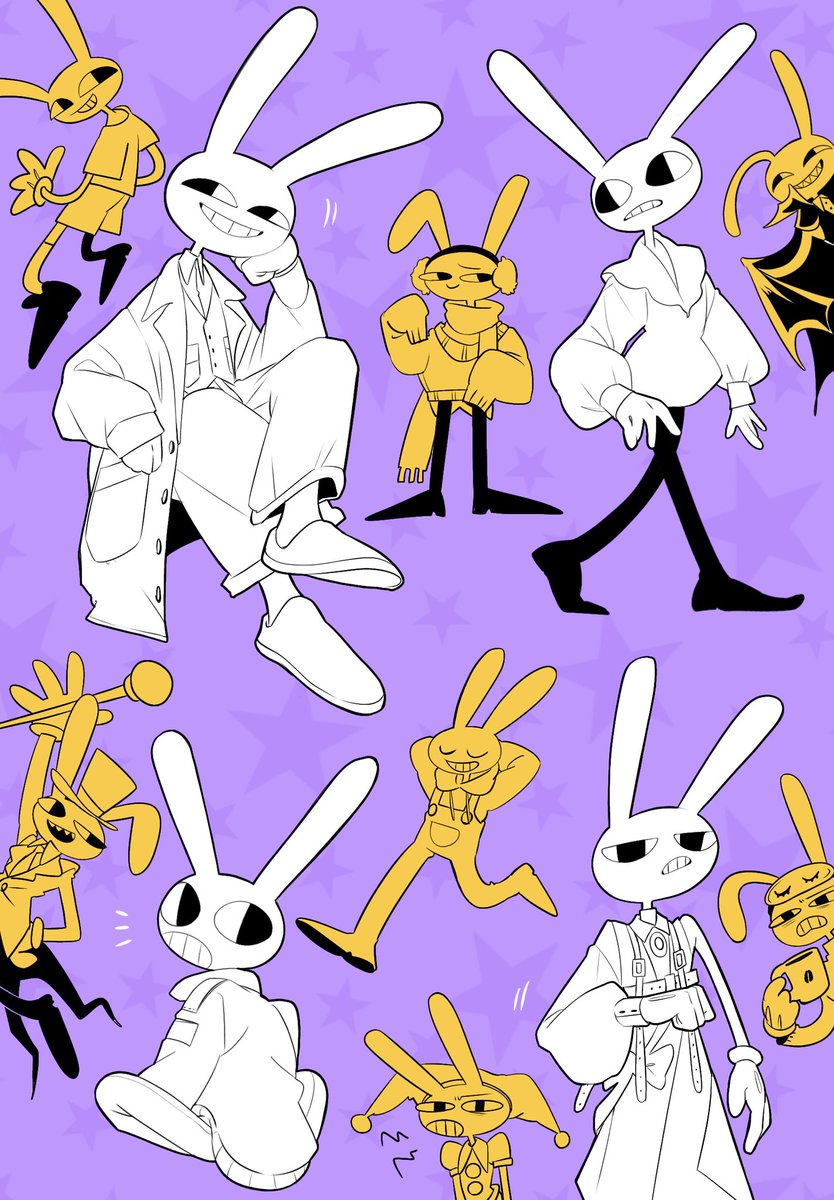 TheAmazingDigitalCircus #TADC Various Jax🐰