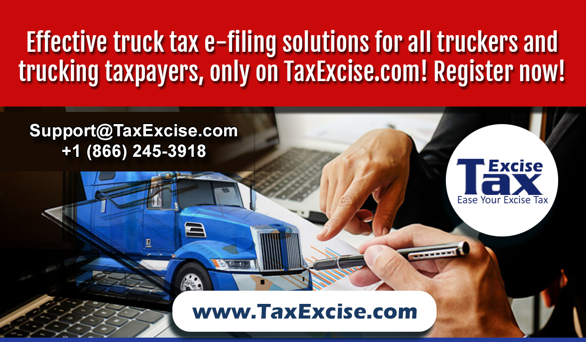 Taxexcise's tweet image. The fastest way to report your Form 2290 HVUT tax returns to the IRS. Get started, register for free and E-file Form 2290 on TaxExcise.com today! More Visit at: blog.taxexcise.com/fastest-way-to…
#TaxExcise #form2290 #efileform2290 #trucktax #schedule1copy #hvut  #vincorrection