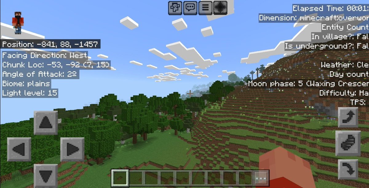 _ayy_star's tweet image. What features do you think the #MCBE debug screen is missing?