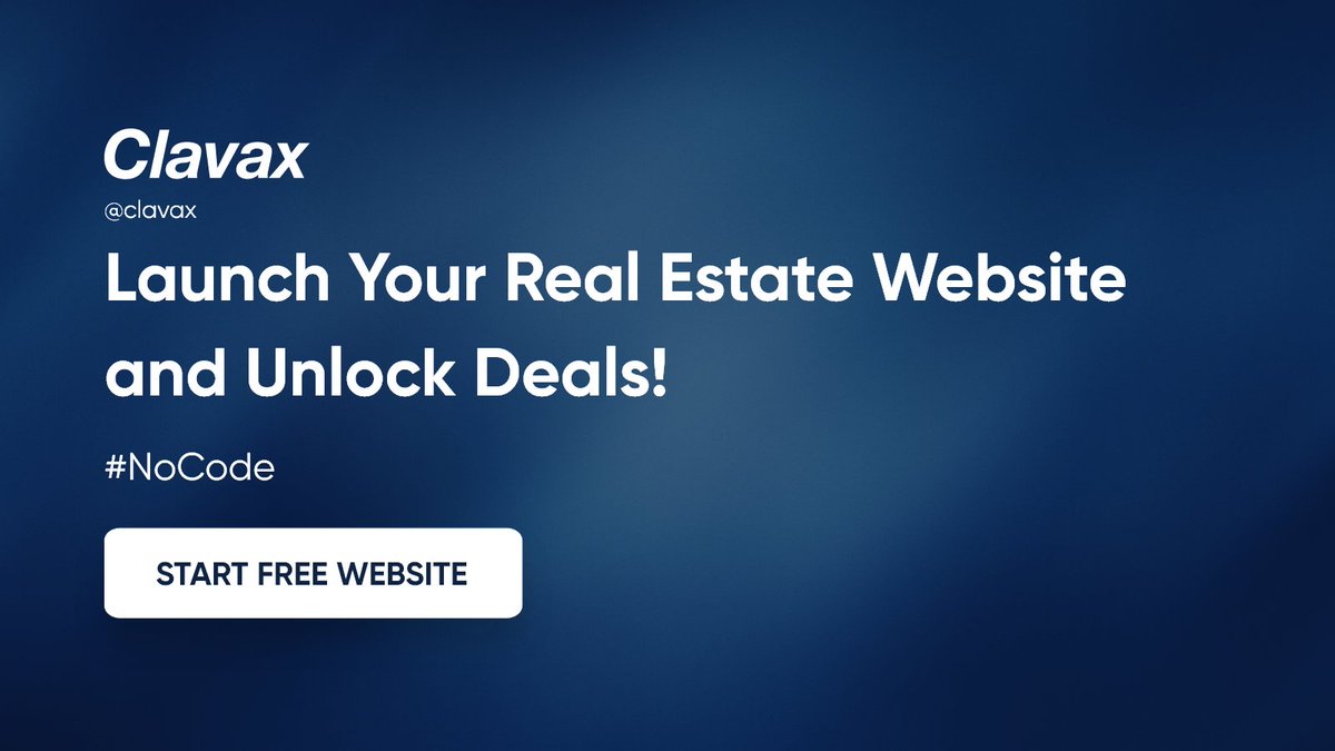 Clavax's tweet image. Rev up your website and watch those deals soar! Create a professional #realestate website with BidHom #NoCode platform and unlock exclusive deals!

Signup Now 👉 marketplace.bidhom.com/register/

#buyersagent #realestateagent #broker #realtors #OpenHouse #propertyforsale #housingmarket