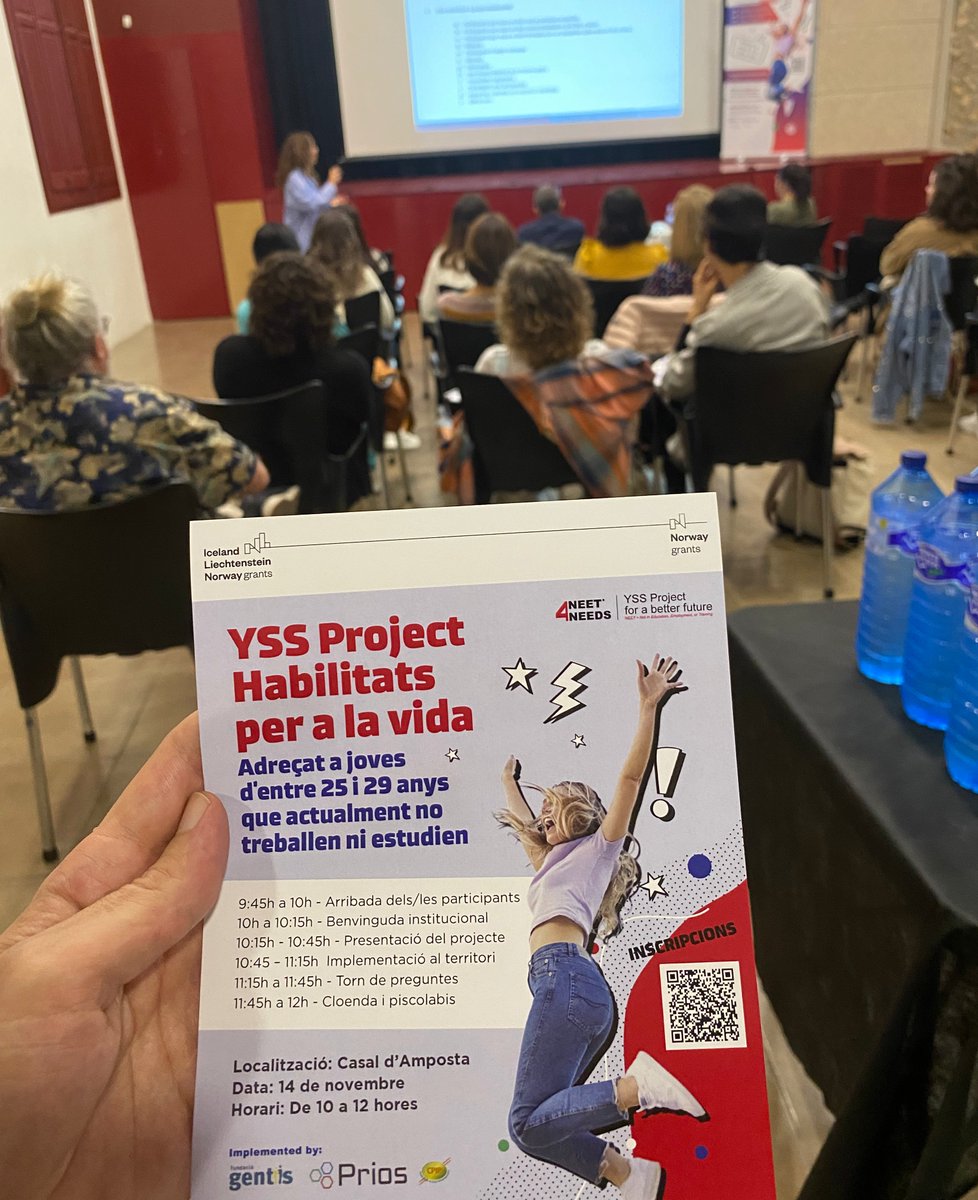 FundGentis's tweet photo. Avui hem presentat, a Terres de l'Ebre, el projecte internacional #YSSproject. Destinat a persones #joves
Agraïm al personal tècnic, responsables d'administracions públiques, entitats locals i empreses per la vostra assistència.
#inserciólaboral #recercadefeina https://t.co/zQVpNFLMwq