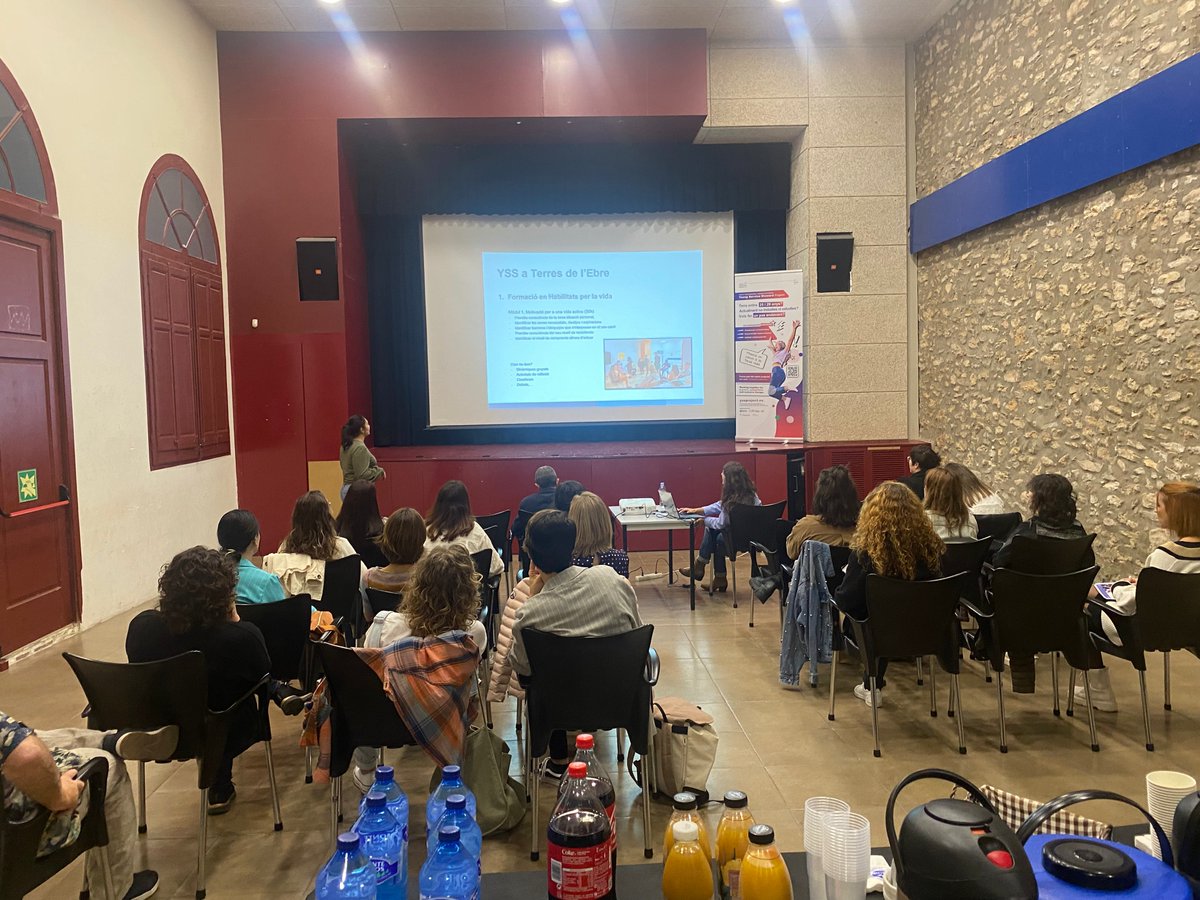 FundGentis's tweet photo. Avui hem presentat, a Terres de l'Ebre, el projecte internacional #YSSproject. Destinat a persones #joves
Agraïm al personal tècnic, responsables d'administracions públiques, entitats locals i empreses per la vostra assistència.
#inserciólaboral #recercadefeina https://t.co/zQVpNFLMwq