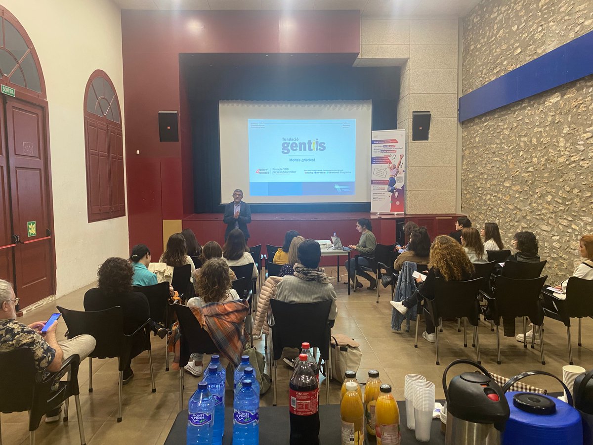 FundGentis's tweet photo. Avui hem presentat, a Terres de l'Ebre, el projecte internacional #YSSproject. Destinat a persones #joves
Agraïm al personal tècnic, responsables d'administracions públiques, entitats locals i empreses per la vostra assistència.
#inserciólaboral #recercadefeina https://t.co/zQVpNFLMwq