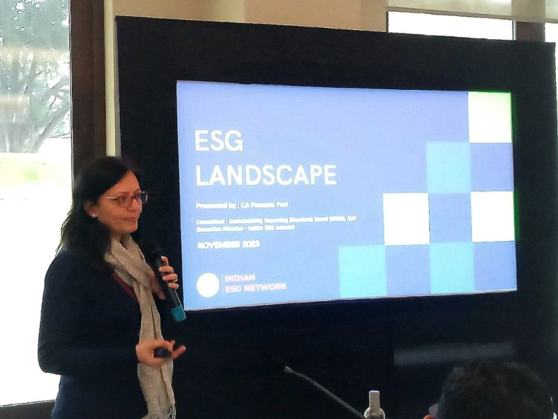 CFO_India's tweet photo. Speaking at our discussion on #ESGintegration, @IndESGNetwork Director CA Puneeta Puri spoke about how, with many organisations struggling with where to start when it comes to #ESG, a crucial juncture is the CFO's role post #ESGdatareporting.
#cfoinsights #esgroadmap https://t.co/6WfsSOvRXS
