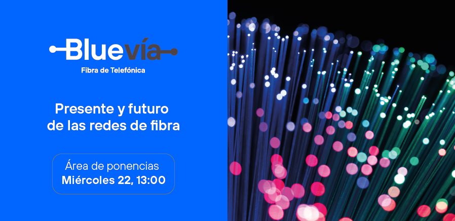 bluevia's tweet photo. 📅La próxima semana estaremos en la #FeriaACUTEL en Granada como patrocinador y expositor (stand 9-10)

El X22 a las 13h Daniel Cortés Olmeda, Gerente de Red de Acceso Fijo del Grupo Telefónica, dará la ponencia "Presente y futuro de las #redes de #fibra"

¡Os esperamos! 
#ACUTEL https://t.co/qv2zszl0rQ