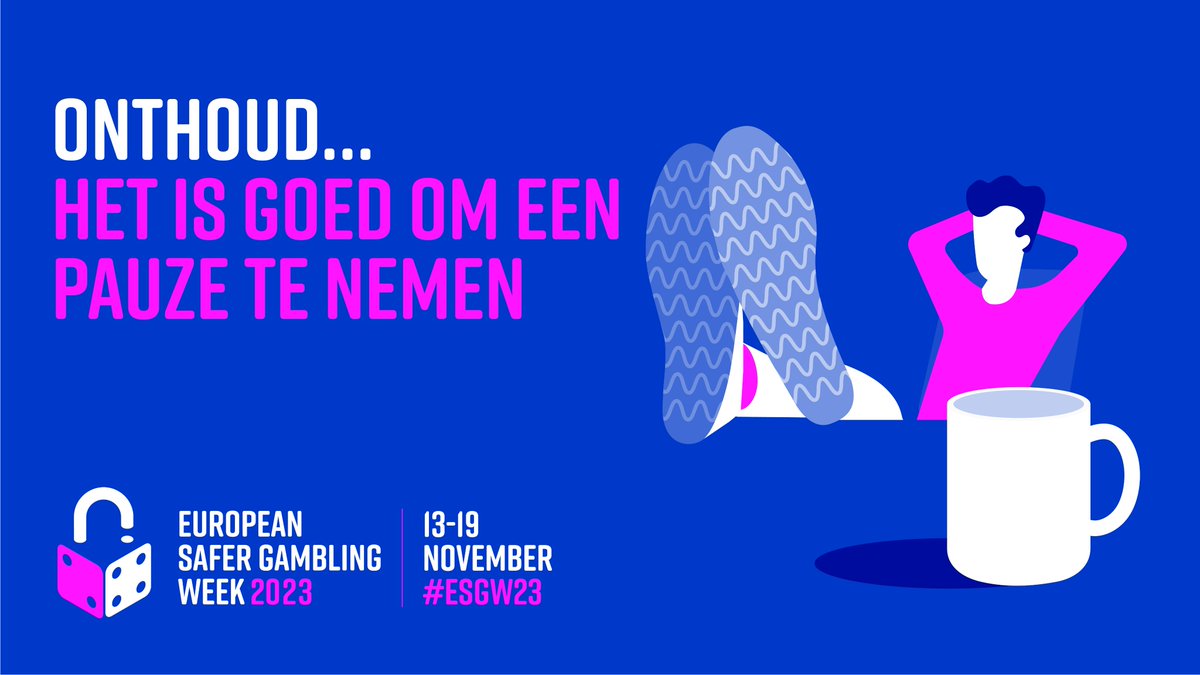 🇪🇺 EUROPESE VEILIG GOKKEN WEEK :  

Bepaal vooraf hoeveel hoelang je wilt gokken, en houd je hieraan.  Stop op tijd. 

Heb je het gokken niet meer onder controle of twijfel je over je gokgedrag, surf naar <a href="/loketkansspel/">Loketkansspel</a> of bel gratis met de AGOG: 0800 – 22 777 22 
#ESGW23