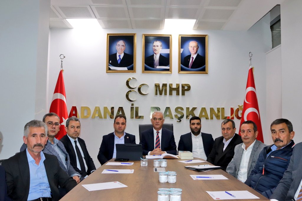 01_mhp's tweet photo. İl Başkanımız Sn. Yusuf Kanlı, İl Divan Kurulu Üyelerimiz ve İlçe Başkanlarımızın katılımlarıyla düzenlediği toplantıda teşkilat ve yerel seçim çalışmalarını istişare etti. 
Şehrimizin, vatandaşlarımızın daha güzel yarınları için kararlıyız, azimliyiz, çok çalışıyoruz. https://t.co/5u2aOl3B1n