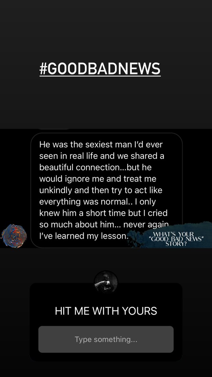 Hit me with your #GoodBadNews story.
Some of the ones I’ve been reading are wild! Jheeze