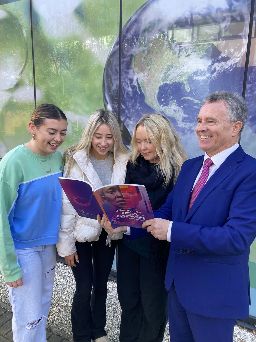 SeanFlemingTD's tweet photo. Glad to join @IrishFPA for the launch of @UNFPA State of World Population Report in DCU today! #SWOP2023 https://t.co/4eeBN4Egu5