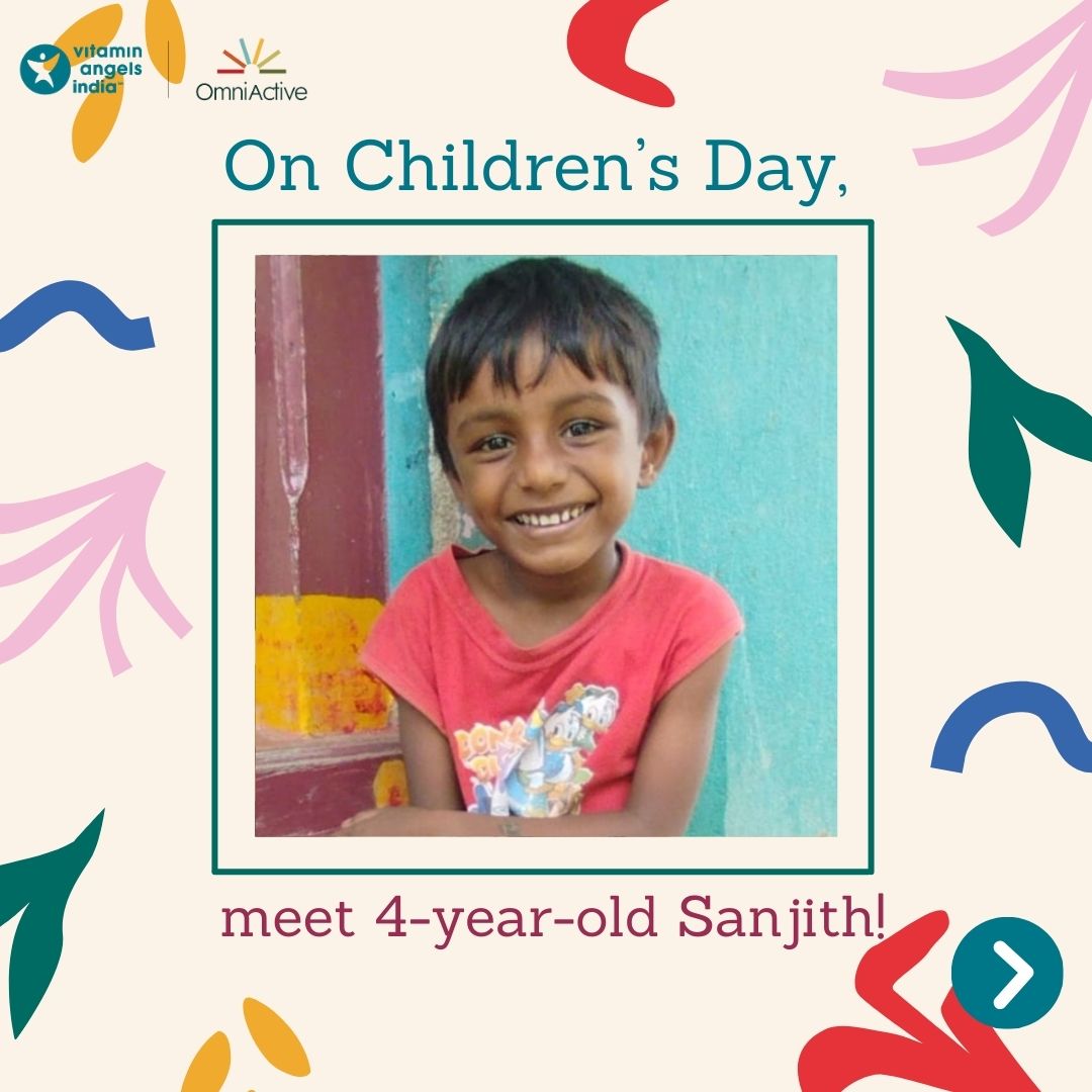 This #ChildrensDay, meet 4-year-old Sanjith! 

A 🧵:

#childrensday2023 #kids #happychildren