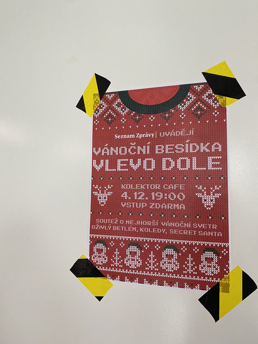 I u nás někdo vylepuje!