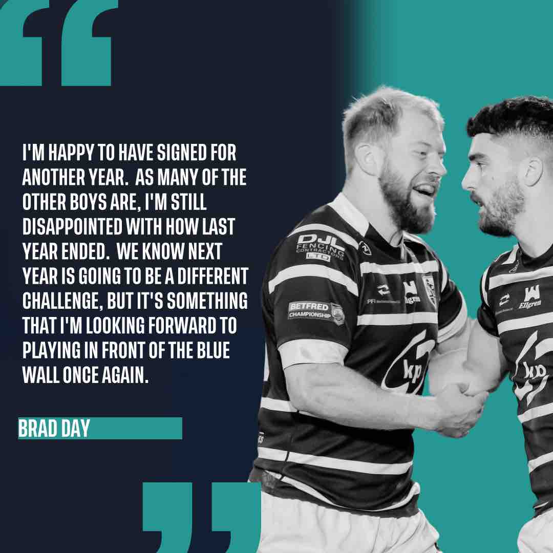 FevRoversRLFC's tweet image. 🗣️ Brad Day

#BlueWall