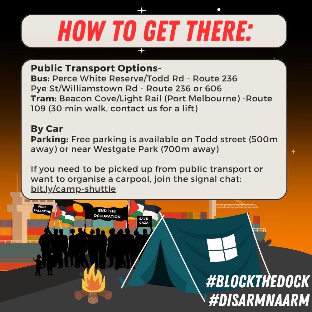 Information regarding location for camp.