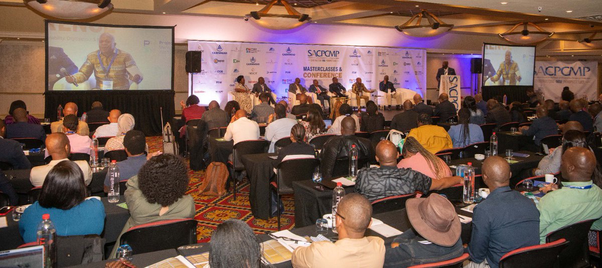 SACPCMP's tweet photo. The #SACPCMPConference2023 first panel was an important discussion affecting the industry, titled: The Policy Priorities Towards the Development of Stakeholder Strategies to Mitigate Against the Construction Mafia.

#SACPCMP
#SACPCMPConstruction
#ConstructingBuiltEnvironment https://t.co/hTMVBy5v48