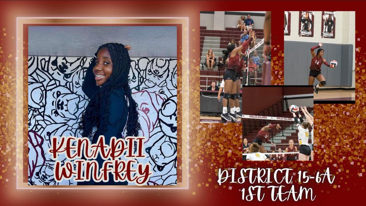 Congrats to our Juniors Moriah and Kenadii for getting first team district all district. We are very proud.