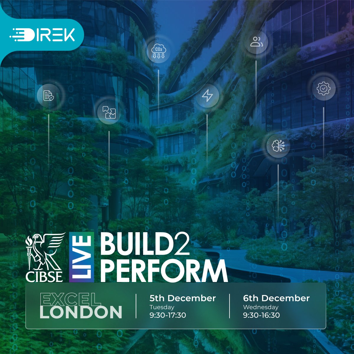 Join us at the CIBSE #Build2Perform Live 2023 on 5-6 December, where we will showcase how our advanced occupancy monitoring and location tracking services are paving the way for smarter, safer, and more sustainable buildings.

Details: direk.io/post/519#utm_s…