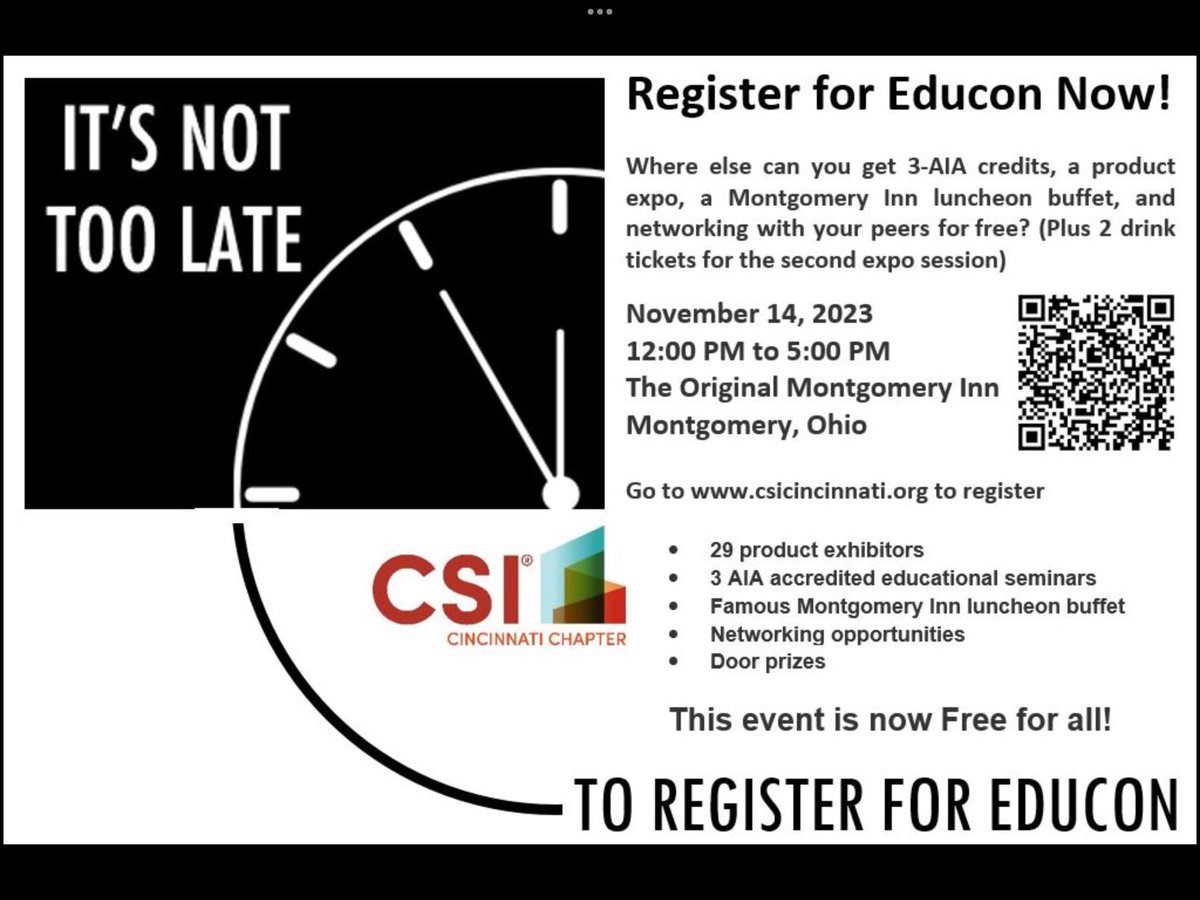 CSI Ohio Valley Chapter tweet media