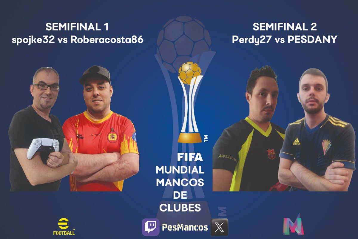 Ya tenemos casi finalizada la temporada 8 de PesMancos y con ello ya sabemos quien van a disputarse los dos ultimos titulos en juego, la Supercopa Mancos y el Mundial de Clubes. 

Suerte a todos los participantes.

#eFootball2024 
#PesMancos