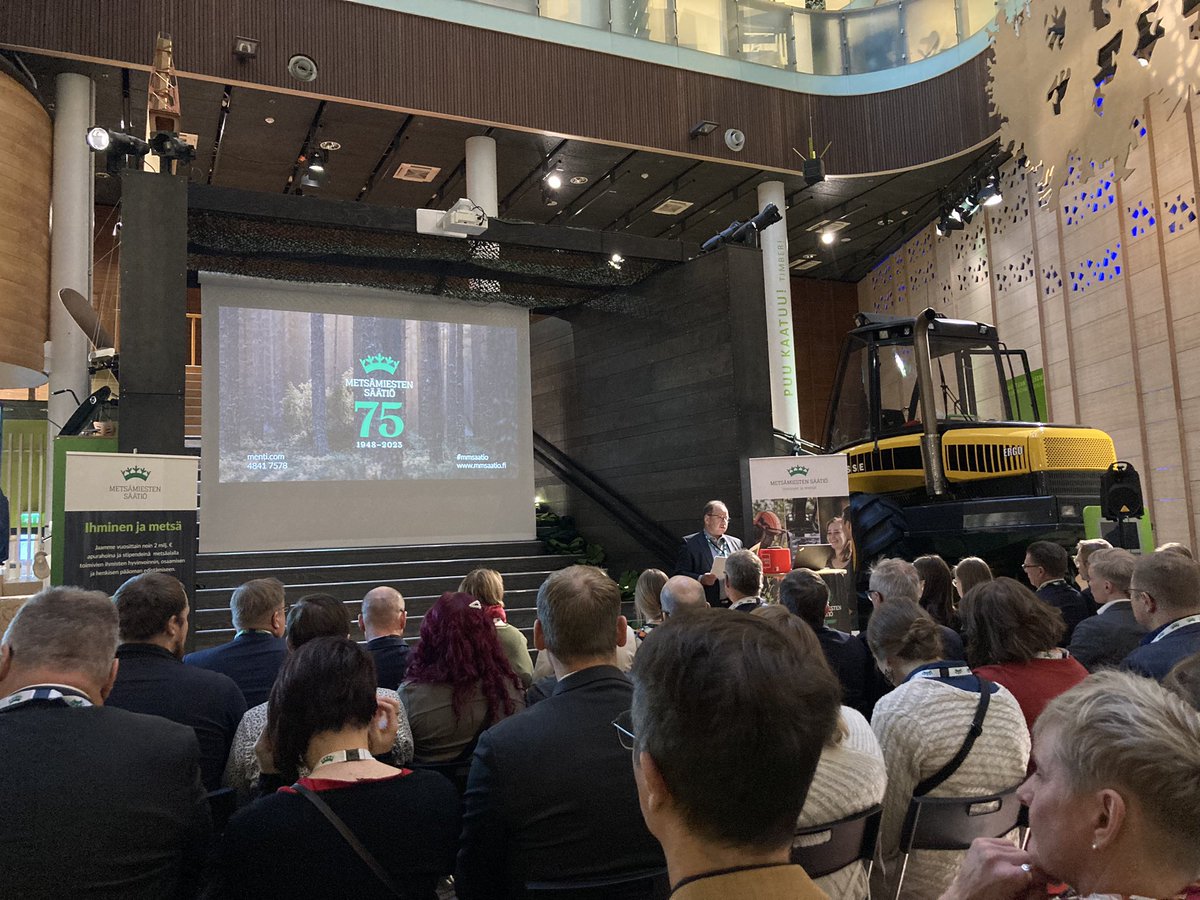 #mmsaatio Metsämiestensäätiö täyttää 75 vuotta !  Kiitos arvokkaasta työstä Suomen metsien puolesta.