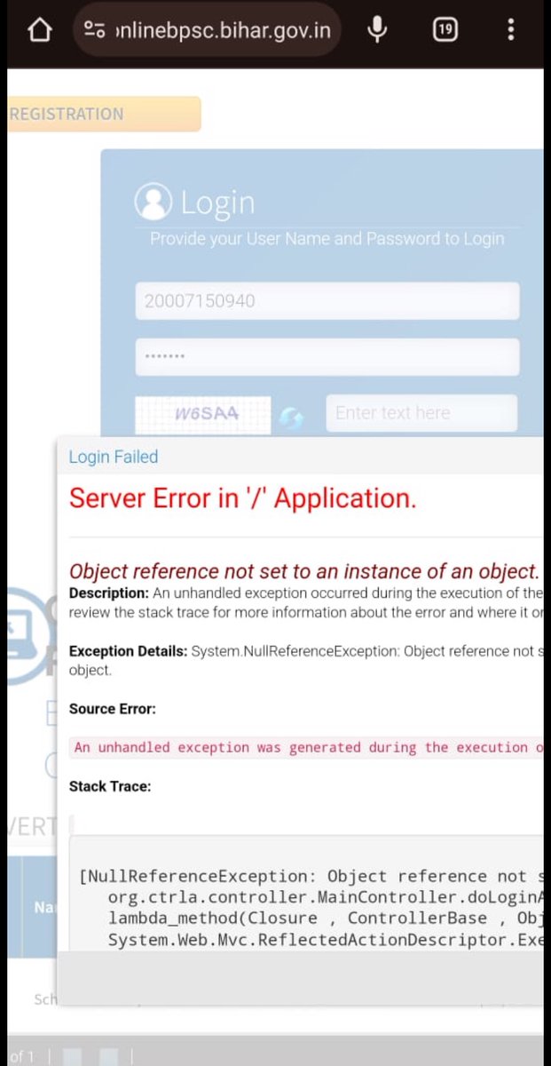sanjeet1210's tweet photo. This how bad bpsc website behaving @atulpmail 
#BPSC_TRE2 #BPSCTRE2_EditOption 
#BPSCTRE https://t.co/sImre5LI0h